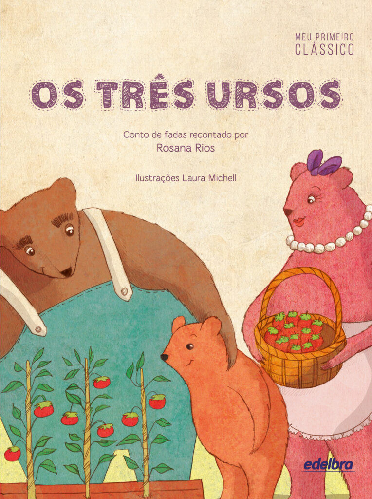 Capa do livro "Os três ursos"